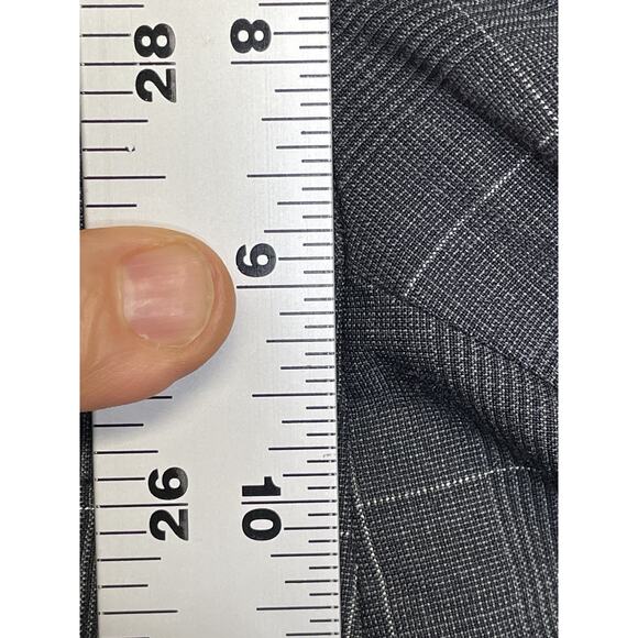 Banana Republic Pants Womens 4 Ryan Lurex Windowpane Wool Blend Office Workwear - Picture 6 of 13
